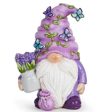 Lavender Dream Gnome - Purple Fragrance Wonderland Journey Spring Swedish Tom