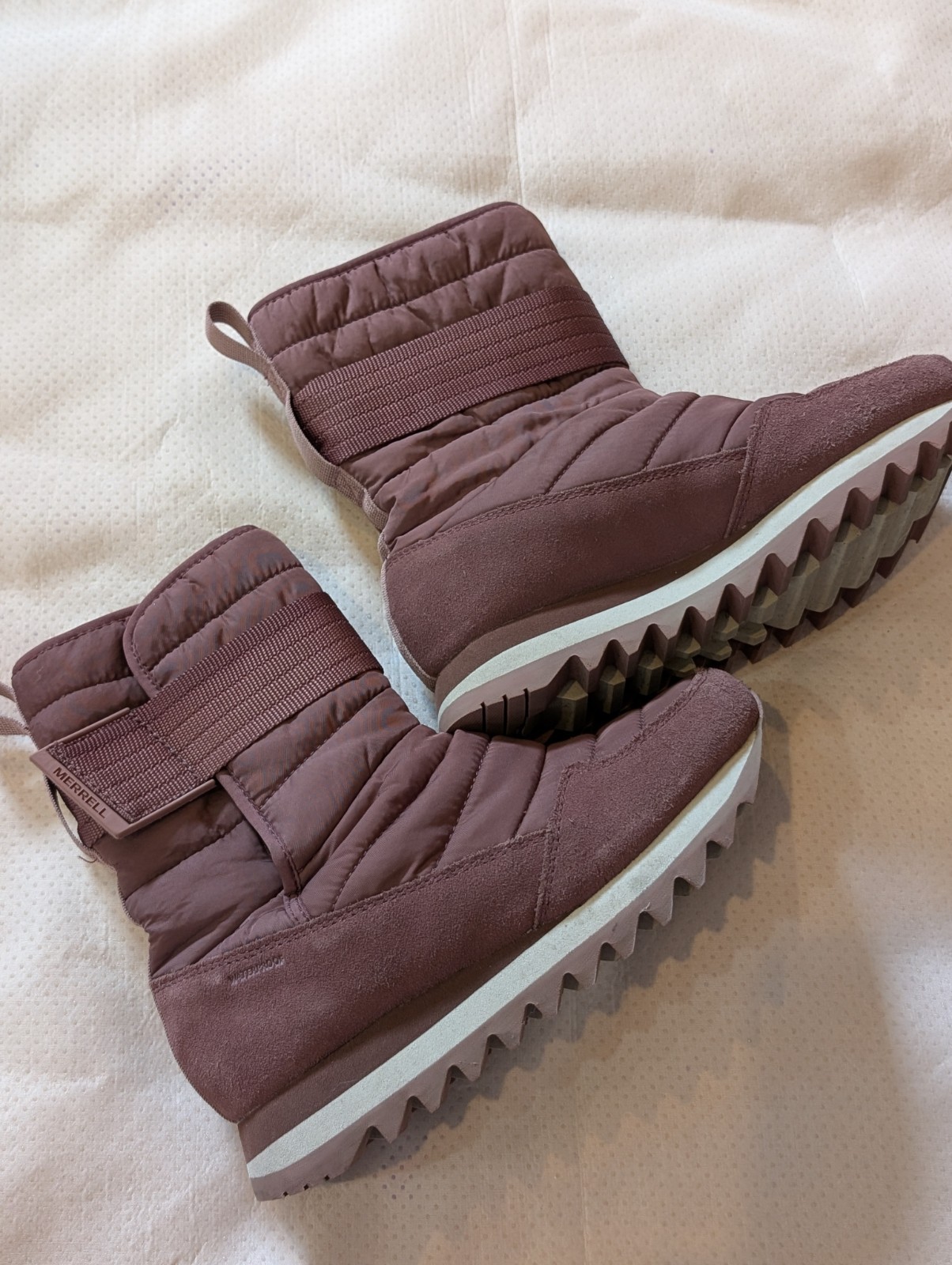 Stivali donna Merrell alpini cinturino alto polari impermeabili taglia 8