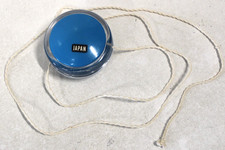 Vintage Clear  Blue Yo-Yo w/ JAPAN Label NOS