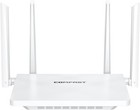 WLAN Router 3000Mbit/s WiFi 6 Dual-Band Internet Router mit 4 Antennen, 4 GB