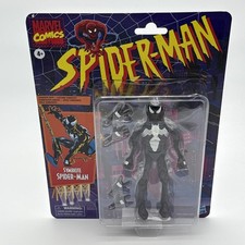 Hasbro Marvel Legends Symbiote Spider-Man Retro Card 6  Figure New Hasbro Sealed