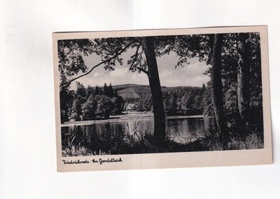 F4288) AK FRIEDRICHRODA - Am GONDELTEICH - old Postcard Germany