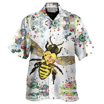 3D Bee Unisex Hawaiian Shirt