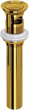 Rohl 0127DOF 1-1/4" Push Drain Assembly - Unlacquered Brass