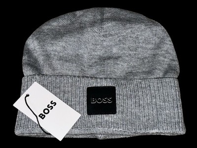 Hugo Boss Kids Grey Knit Beanie Hat NWT Size T2 (Fits 4-8  display picture 2