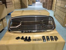 Chrome Front Grille Assembly For 2013-2018 Dodge Ram 1500 Grille Guard W Letters