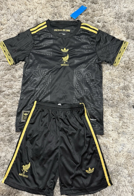 Mexico 25/26 Black Jersey Kids Set SHORT and Jersey | eBay