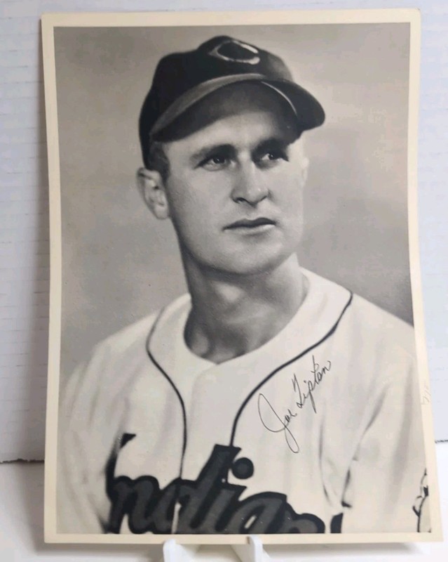 Joe Tipton Cleveland Indians 1940s 6 1/2 x 9  Photo 