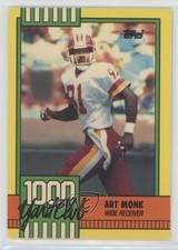 1990 Topps 1000 Yard Club With Disclaimer Art Monk #16 HOF 0n3s