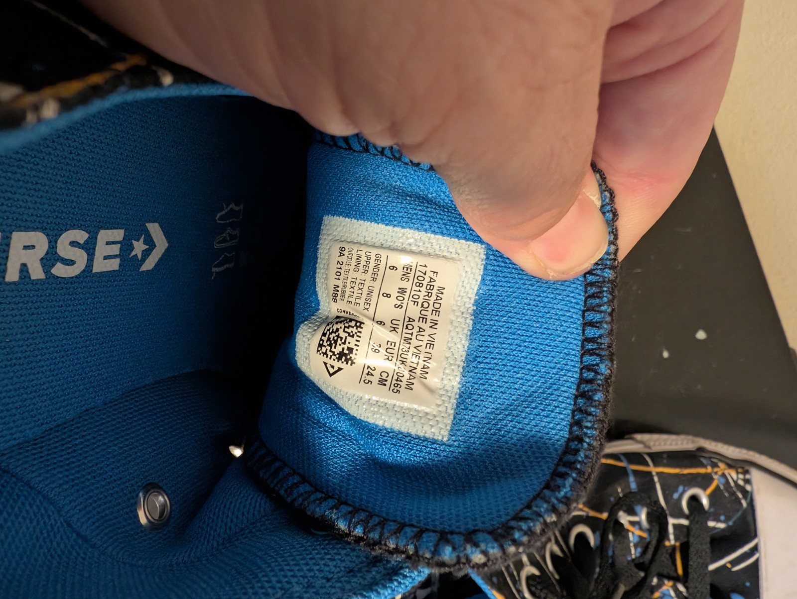 Converse Chuck Taylor All Star Paint Splatter 170810F Low Top Men's 6 Sneakers thumbnail 4