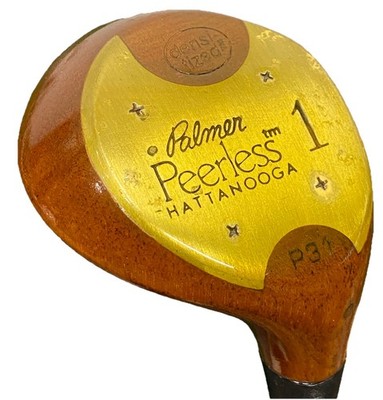 Palmer Peerless P31 Chattanooga Densitized Persimmon Driver Stiff Steel 43'' RH
