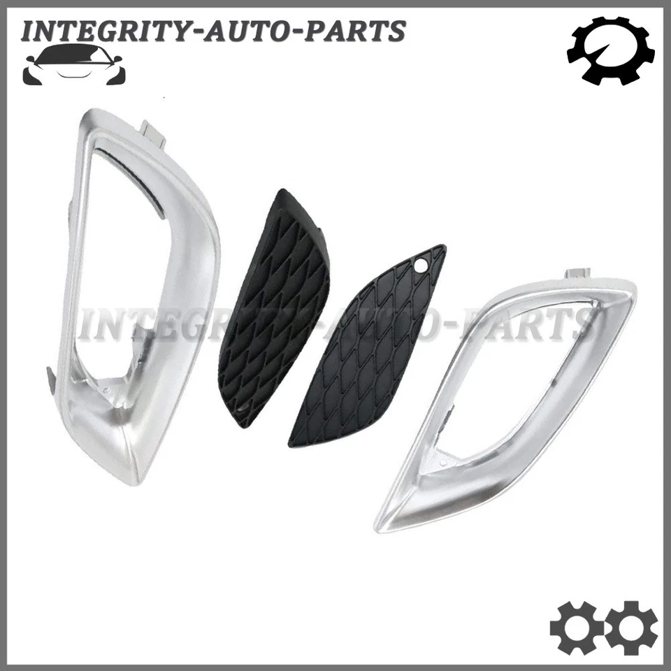 4Pcs Fog Light Trim&grill driver LH&RH Side For Mercedes-Benz R350 2006-2012 Foto 2 de 4