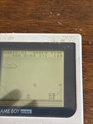 Nintendo Game Boy Pocket MGB-001 - SILBER - 100% OEM - getestet funktioniert - Bild 3 von 7