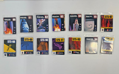 Vintage NASA Space Shuttle Mission Card Lot of 14 Factory Sealed NEW