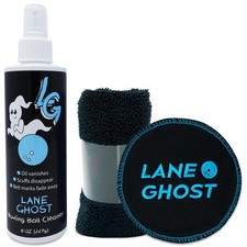 Lane Ghost Bowling Ball Cleaner Spray and Grip Sack Rosin Bag - USBC...
