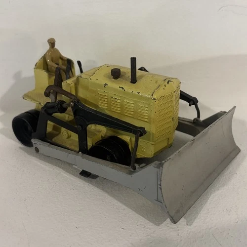 Vintage Dinky Supertoys No. 961 Blaw-Knox Bulldozer YELLOW no tracks