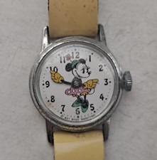 Vintage Original Official Disney MINNIE MOUSE Character Wrist Watch mickey