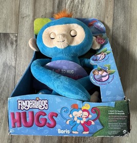 Fingerlings HUGS - BORIS Blue Advanced Interactive Plush Baby MONKEY 🐒 SEALED!