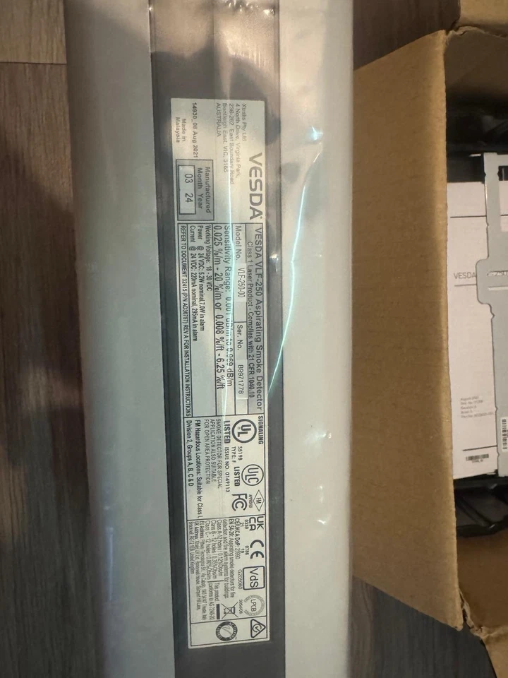 Xtralis VESDA VLF-250 Smoke Detector - Image 4 of 4