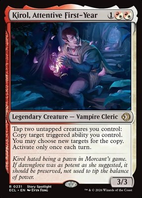 Kirol, Attentive First-Year | #231 | ECL | MTG | Regular | LP