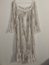 Vintage Y2K Victoria  s Secret Nightgown M Cottagecore Country Victorian Dress