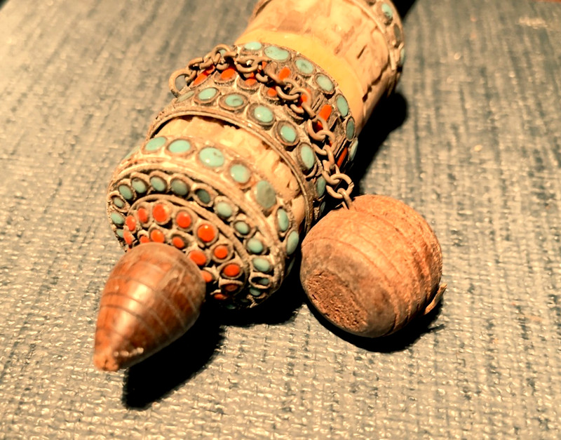Tibetan Buddhist Prayer Wheel Set – Hand Mani Wheel w/ Weighted Chain + Wall Mou