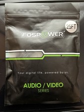 FosPower Audio/Video Cable 25 FT Stereo Audio 3.5mm Auxiliary