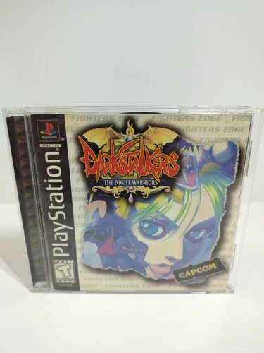 Darkstalkers: The Night Warriors fighters edge (Sony PlayStation 1, 1996) CIB