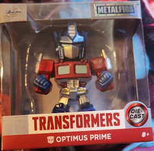 Jada Toys Transformers Metalfigs Optimus Prime Die-Cast Figure 8 Red Blue