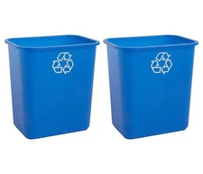United Solutions 7 Gallon / 28 Quart Space Saving Recycling Bin Fits Under De...