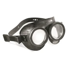 German Black Rubber Goggles-Tanker-Airsoft-Paintball-Steampunk-Motorcycle