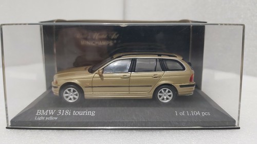 BMW 318i Touring E46 1999 Gold Metallic 1:43 Minichamps 431028314 Extremely Rare - Picture 10 of 11