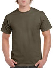 Mens Plain T-Shirt / Gildan Ultra Cotton Tee / New Popular Heavy Blank T Shirt