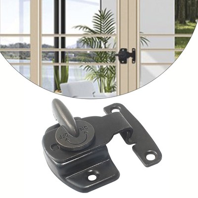 Dining Table Lock Door Latch Furniture Hardware Accessories Black Iron