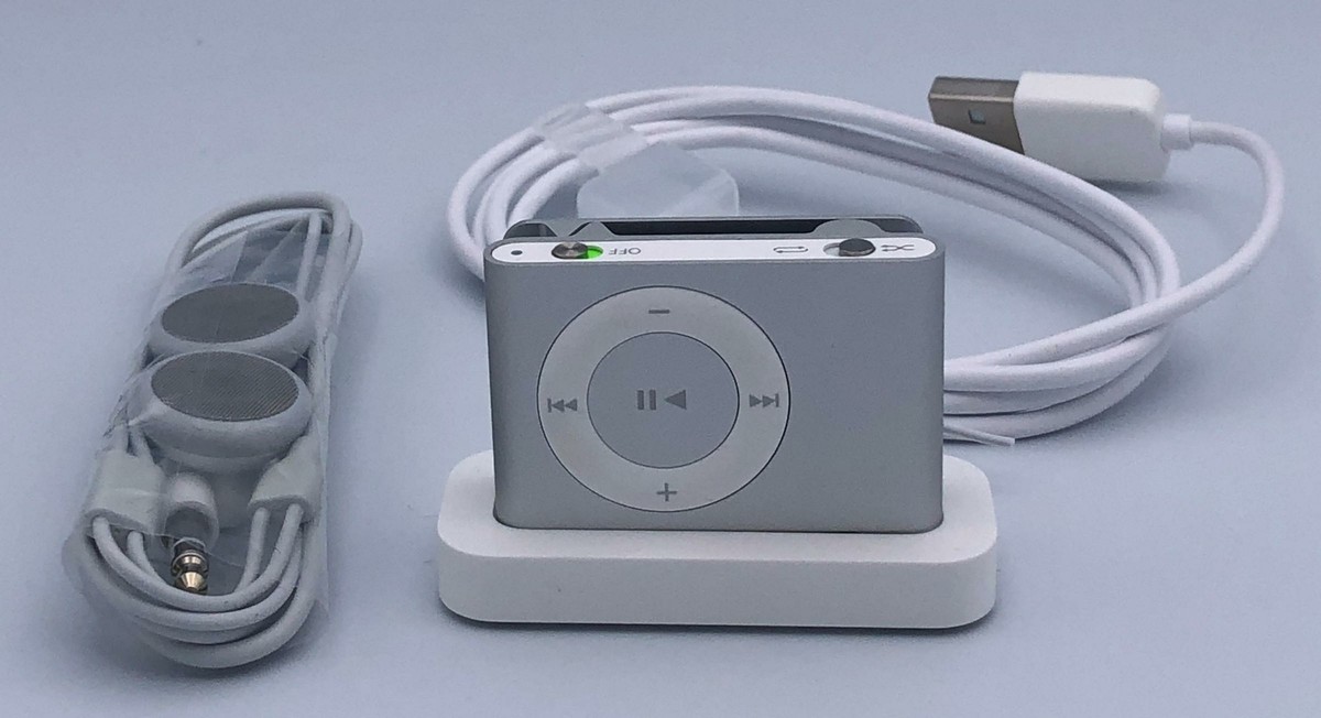 Apple A1204 iPod shuffle 2 GB - 2nd Generation - Silver