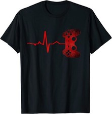 Gamer Heartbeat Video Games Console Gaming Tee Unisex T-Shirt