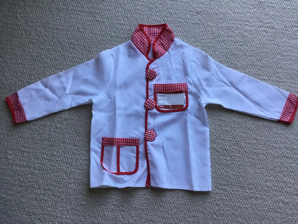 Disfraz de Chef 6 Piezas Edades 3-6 Años por Mud Pie Nuevo Foto 4 de 4