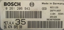 Calculateur moteur décodé ME7.4.4 35 0261206943 9647480580 Peugeot 307 1.6i 16V 