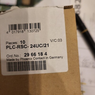 10x Phoenix Contact 2966184 PLC-RSC- 24UC/21 - 2966184