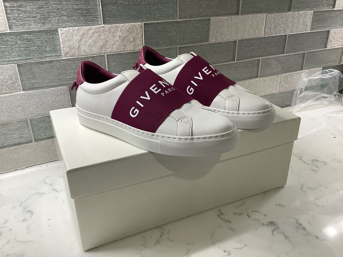Givenchy Urban Street Sneakers Orchard Purple White Leather Givenchy Urban Street Sneakers Orchard Purple White Leather