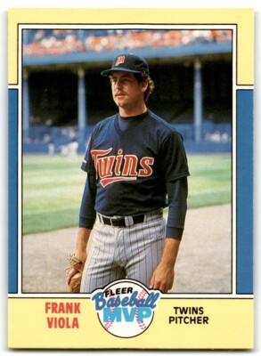 1988 FLEER BASEBALL MVP'S FRANK VIOLA MINNESOTA TWINS #41