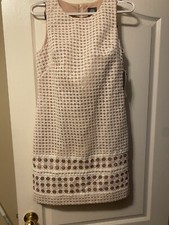 New Vince  Camuto Tan Sleeveless dress 6 new