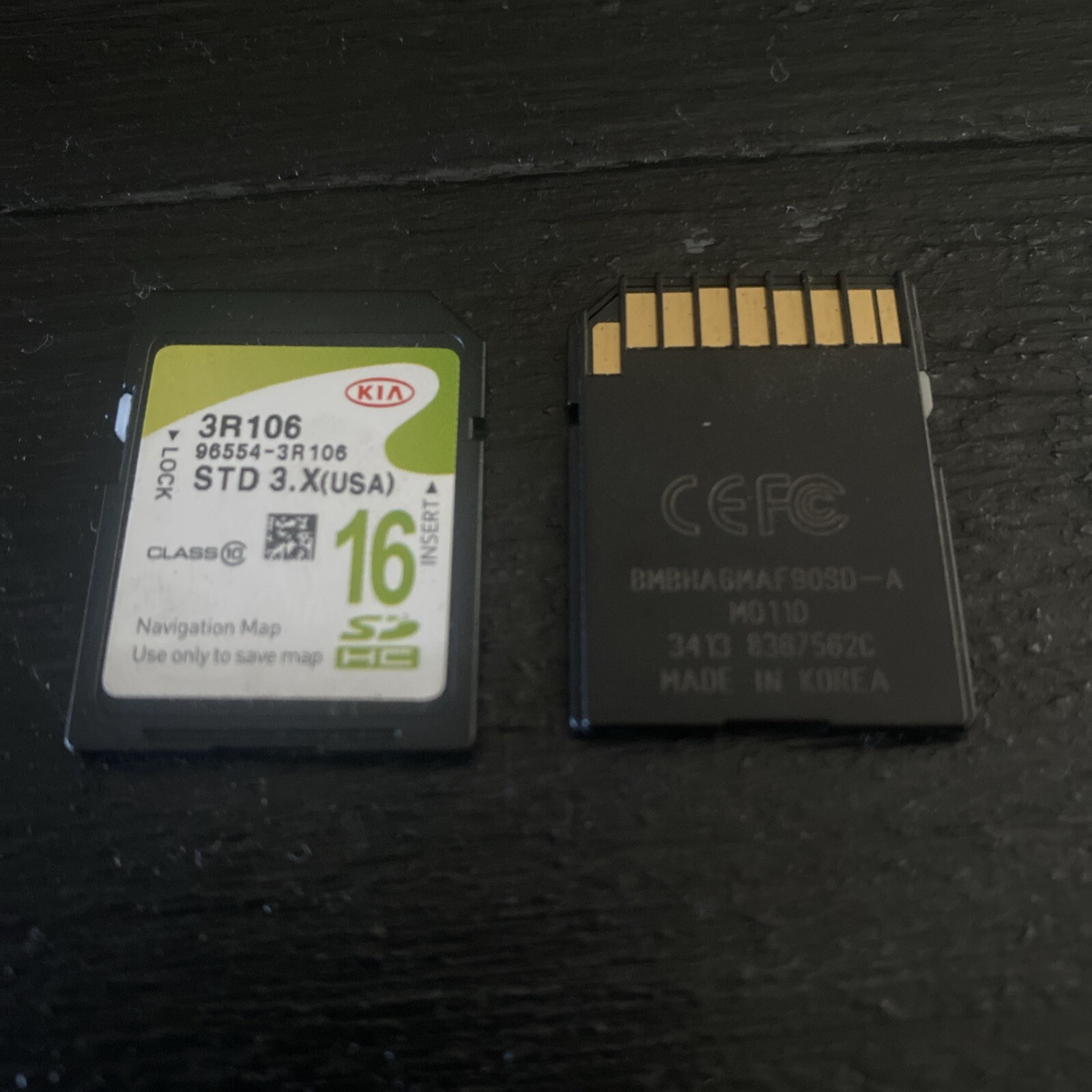 OEM Kia Cadenza SXL Premium V6 Navigation SD CARD DATA U.S Map Part 96554-3R106