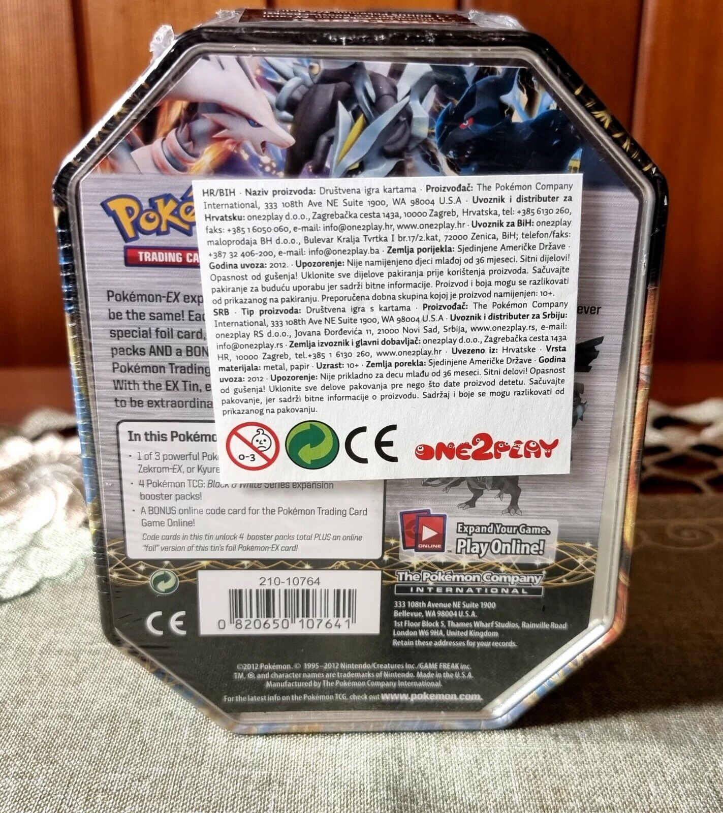 Zekrom-EX Collector's Tin Code Card - Pokemon Singles » Pokemon TCGO Code  Cards - Collector's Cache