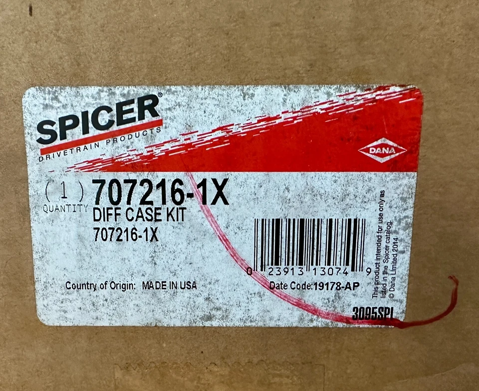 Spicer 707216-1X Differential Case Kit Rear For Ford E-350 Super Duty 1999-2019 - Image 2 of 4