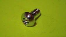 1 NOS OEM Harley Davidson 3/8"-16 x 7/8" Chrome Torx Button Head Screw P/N 9457