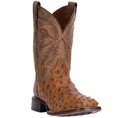 春秋用 USA製デッド POST O'ALLS DEE HUNTER WOOL Dan Post Men's Alamosa Full Quill Ostrich Boot DP3876 | eBay