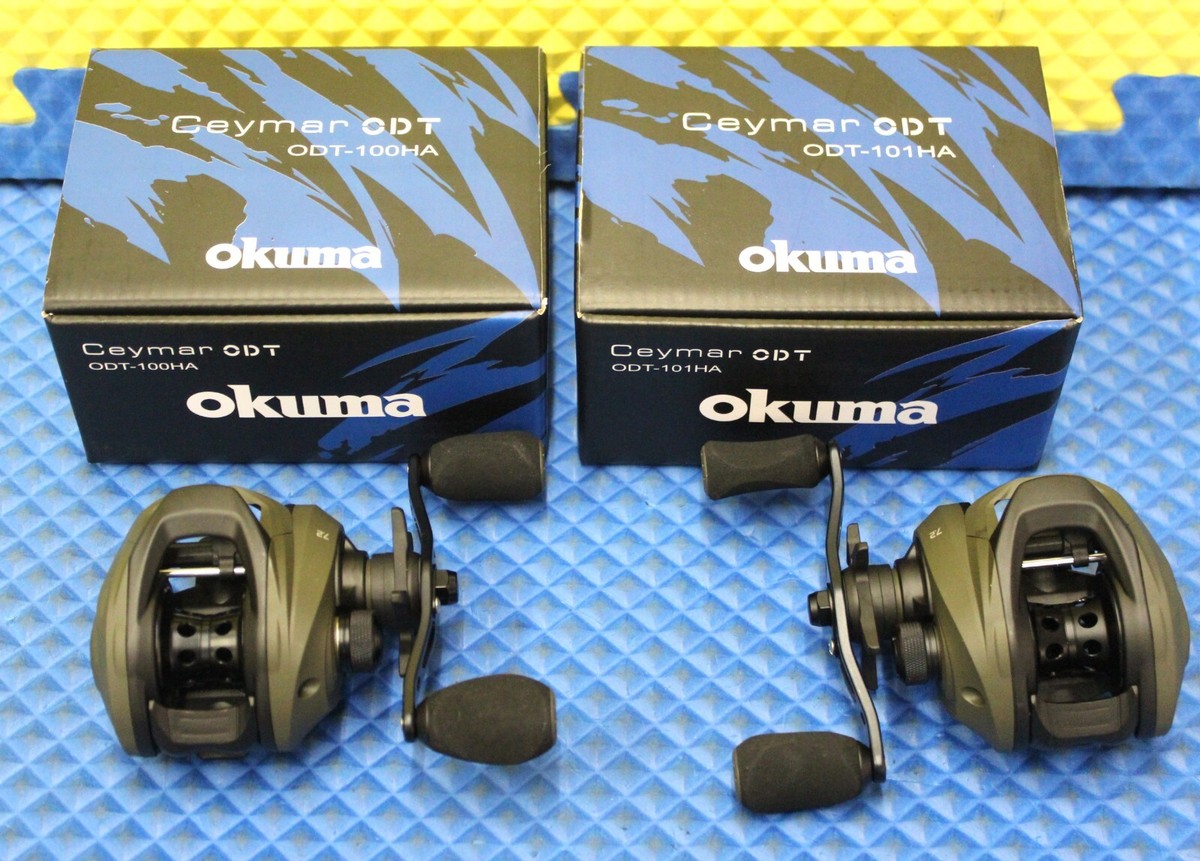 okuma Caymar ODT ODT-101HA ベイトリール 左ハンドル VRRXANGE