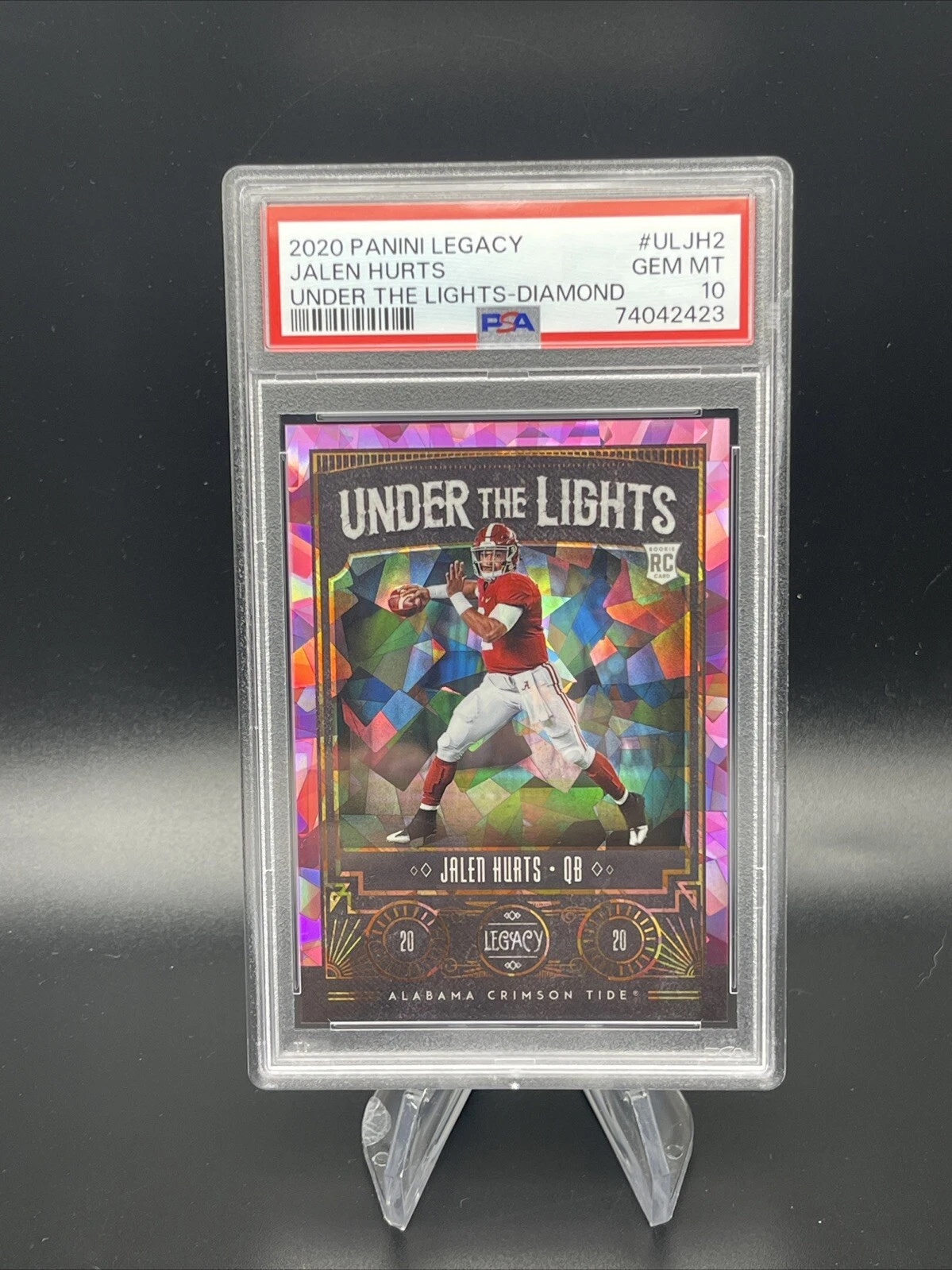 Jalen Hurts Panini Legacy Under the Lights #ULJH2 Diamond