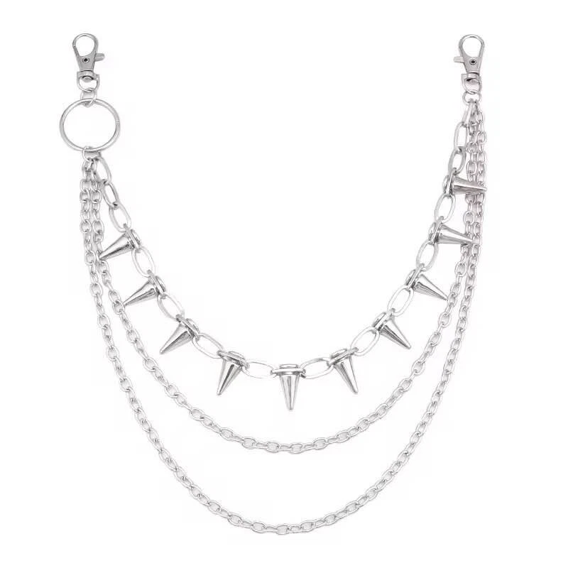 CADENAS SWAGGER para jeans pantalón punk correa metal pesado cartera cadenas motociclista Foto 2 de 4